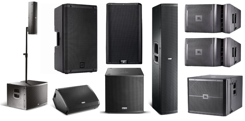 Professional speaker systems for DJ rental New Jersey Bergen AV