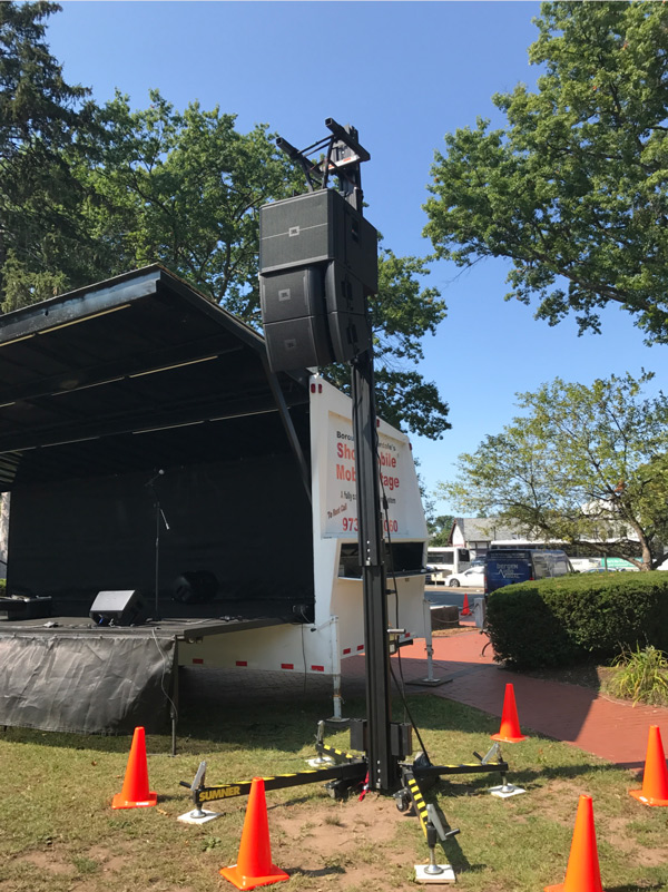 Professional AV outdoor setup NJ