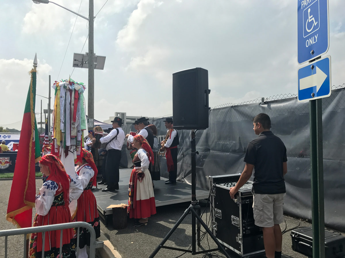 Stage rental outdoor Bergen AV NJ